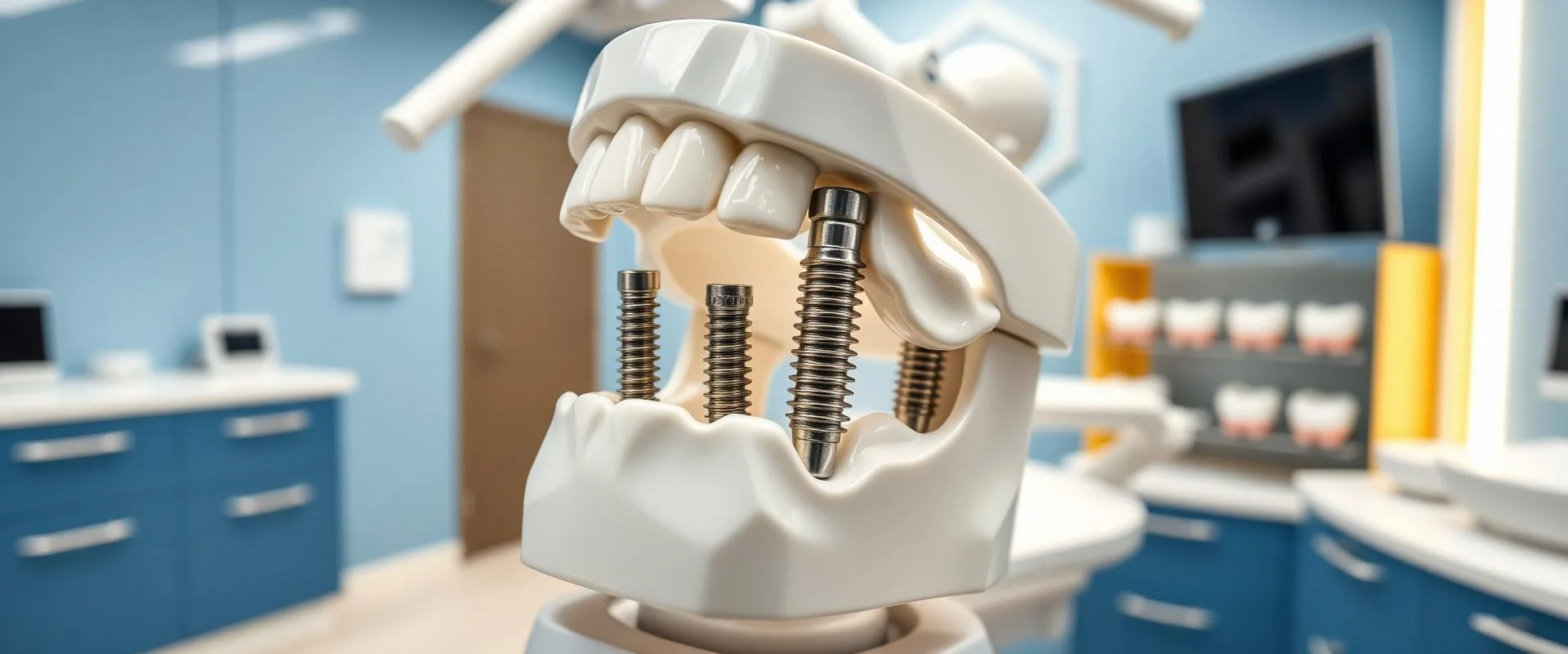 Modern dental implant center